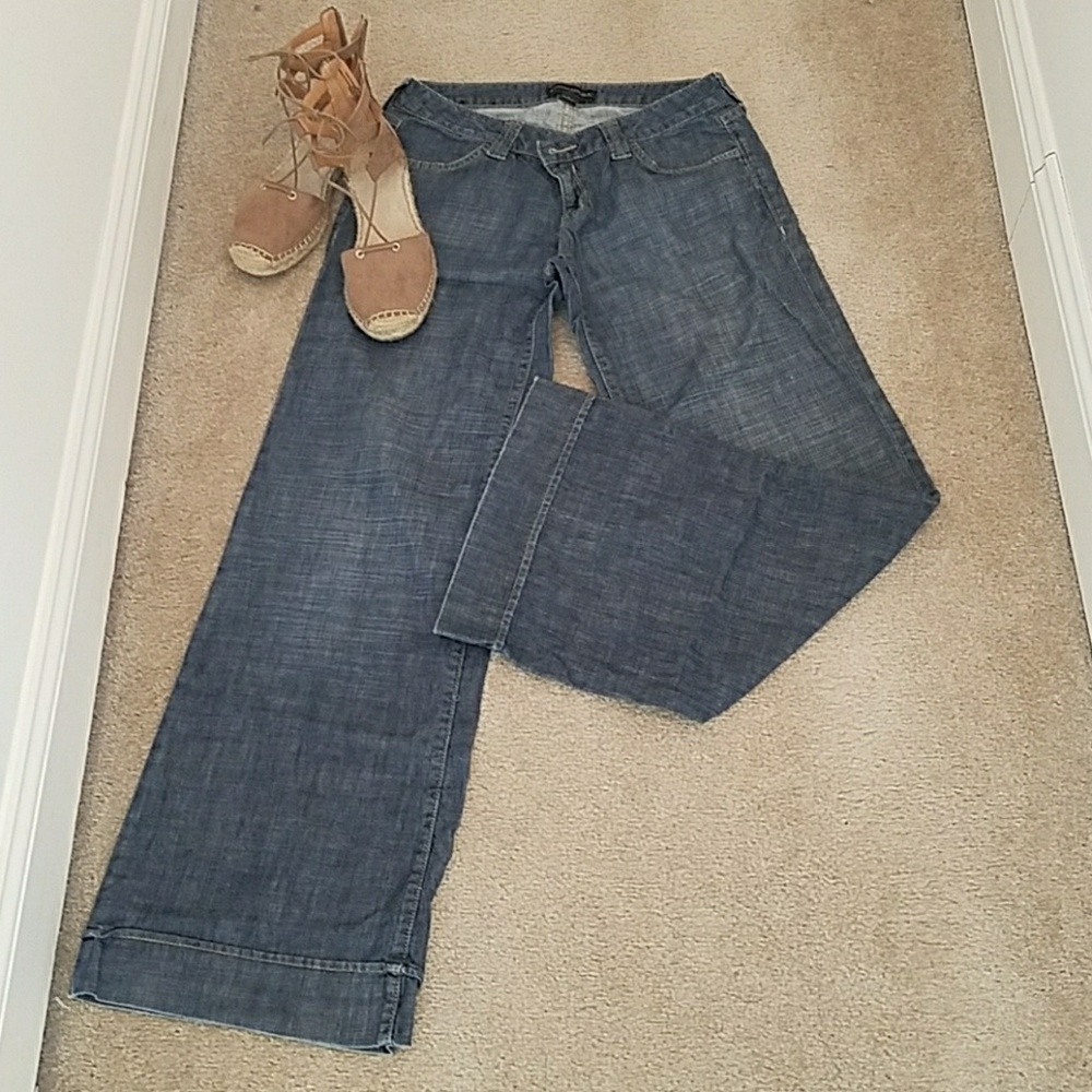 Banana Republic wide leg jeans